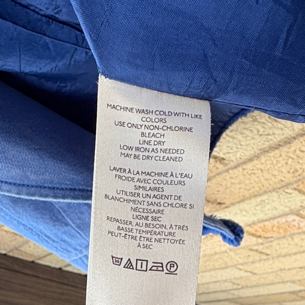 NWOT Anthropologie Cropped Blazer Blue with Frayed Trim - Picture 10 of 11